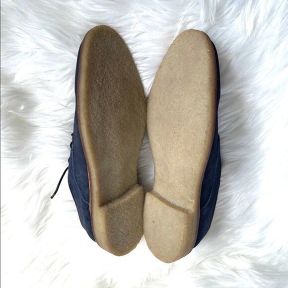 Dunross & Sons Ellis Plain Toe Lace -Up Derby Navy - Picture 7 of 13